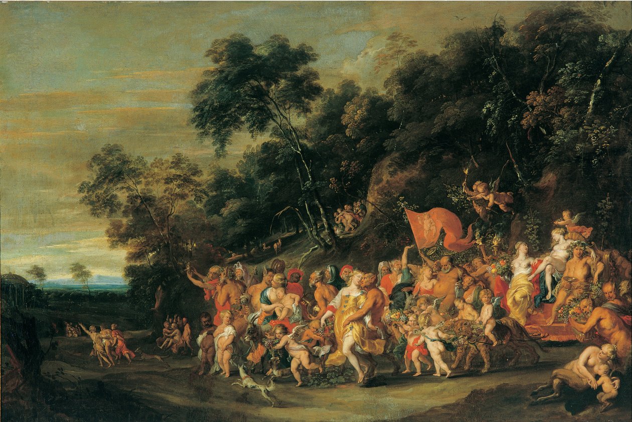 The Triumph of Bacchus, c.1650 by Jan Thomas van Ieperen