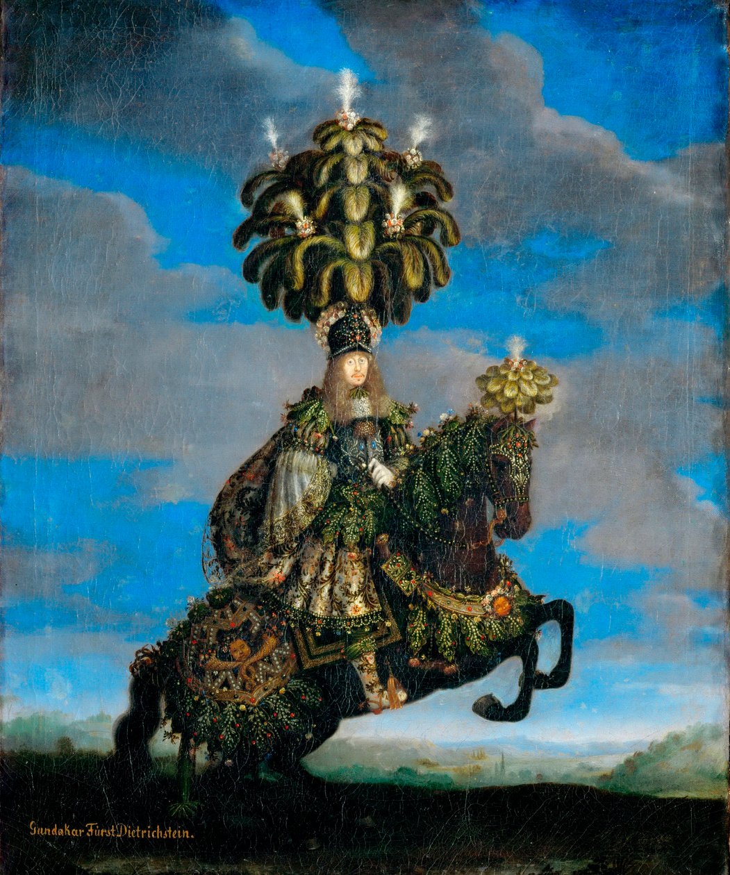 Portrait of Ferdinand Joseph, Prince of Dietrichstein, in a Costume for a Horse-Ballet by Jan Thomas van Ieperen