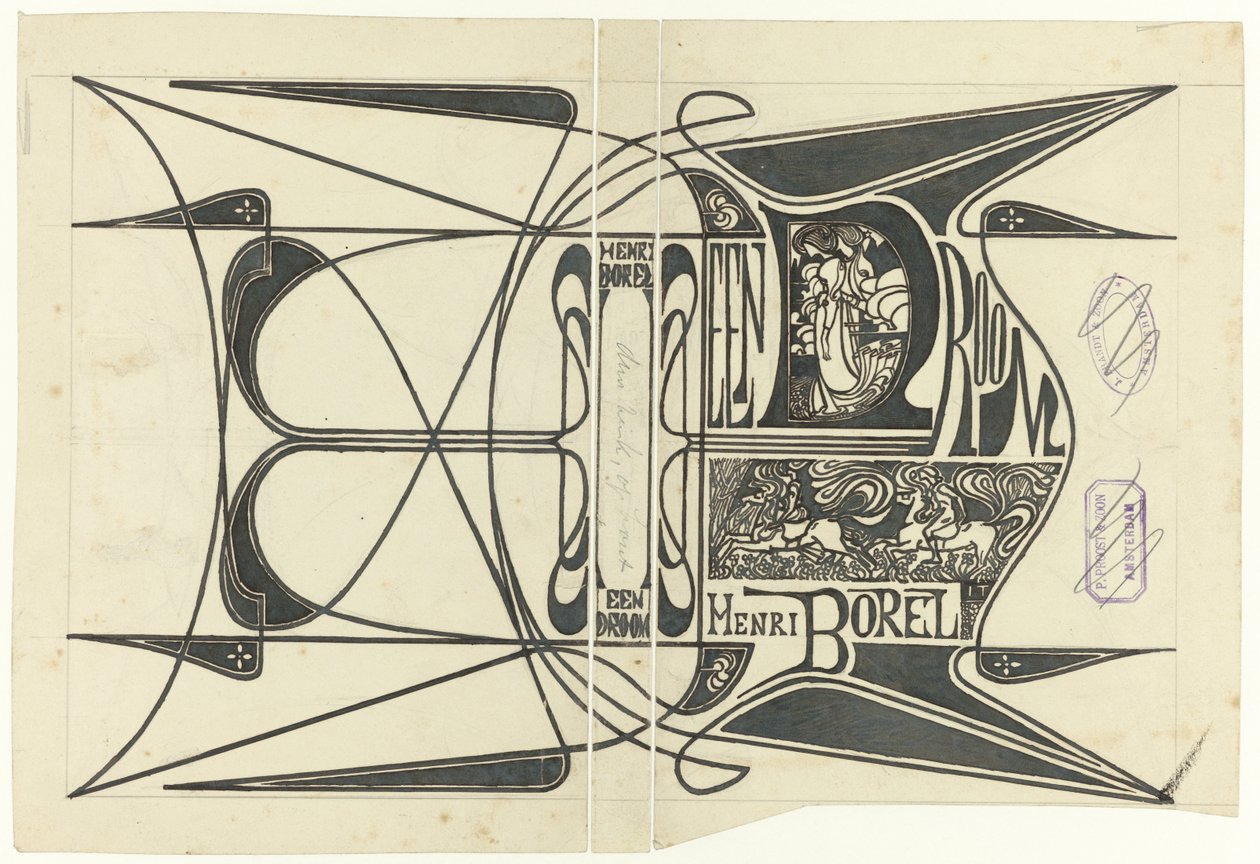 Cover Design for: Henri Borel, A Dream, 1899 by Jan Toorop
