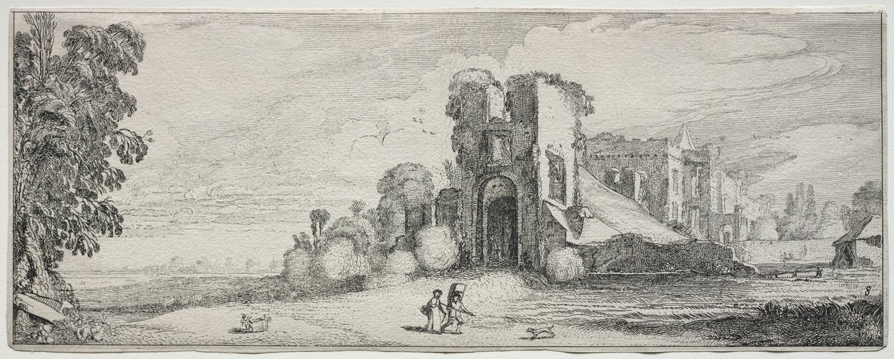 Landscapes and Ruins: Brederode Castle by Jan Van de Velde