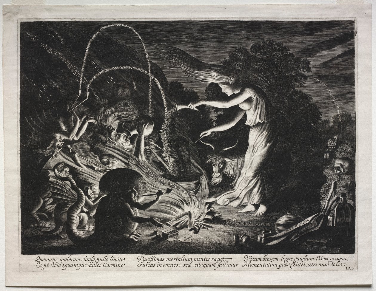 The Witch Night Piece, 1626 by Jan Van de Velde
