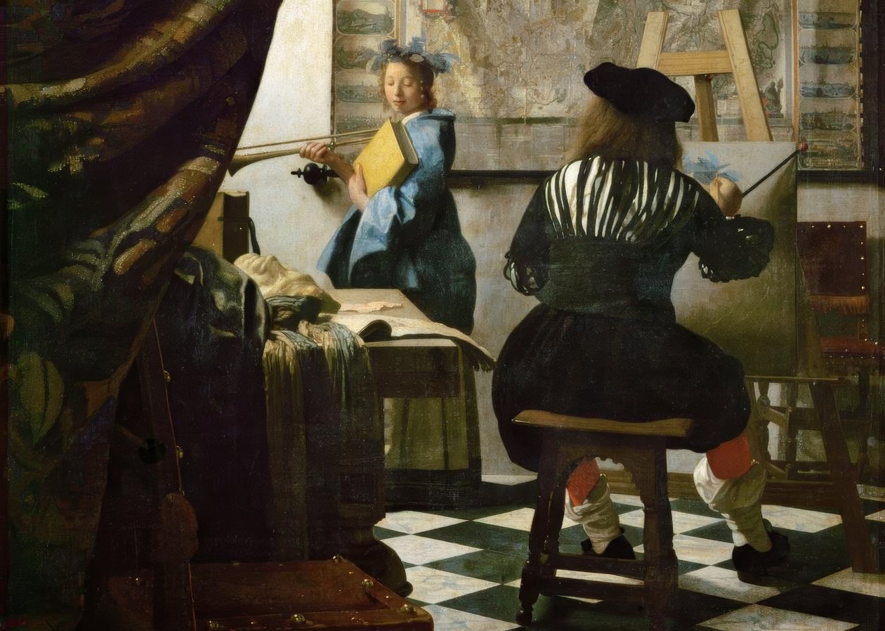 Die Malkunst by Jan Vermeer van Delft