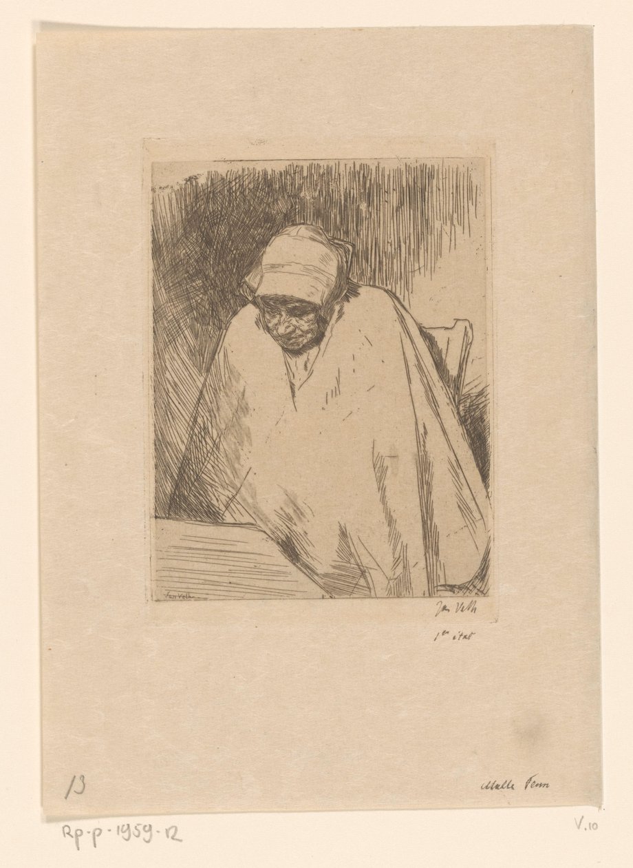 Malle Teun by Jan Veth (signed by artist)