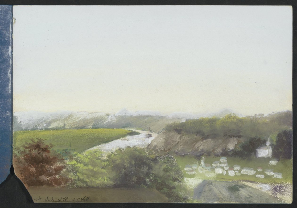 Mountain Landscape with a River by Jan Veth