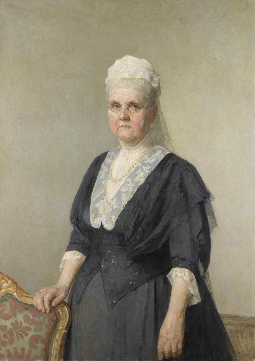Queen Emma, Princess of Waldeck-Pyrmont, Widow of King William III by Jan Veth