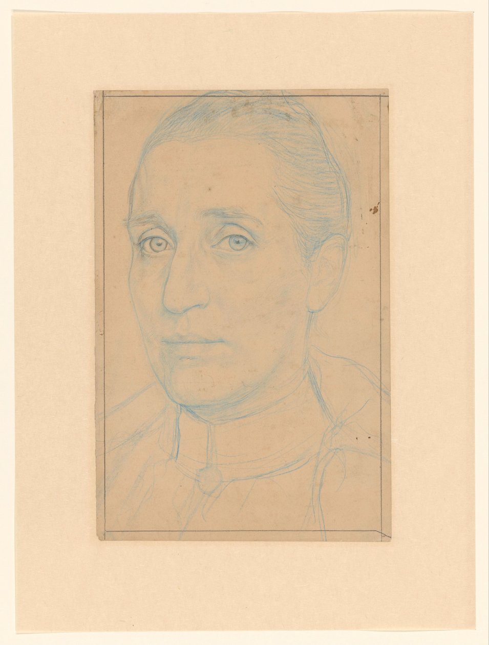 Portrait of Anna Dorothea Veth-Dirks by Jan Veth
