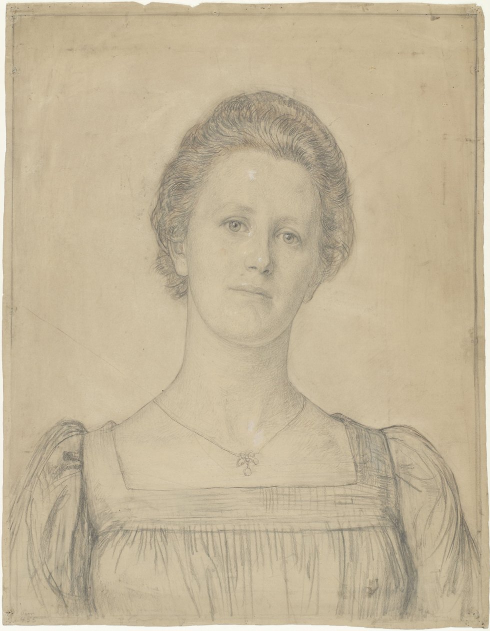 Portrait of Emilie van Kerckhoff by Jan Veth