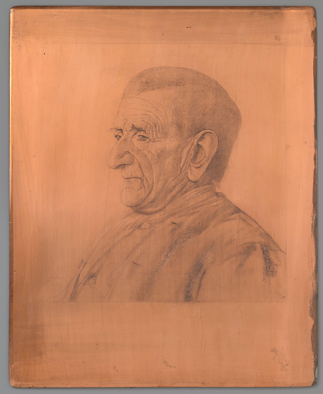Portrait of Jan Schaap by Jan Veth