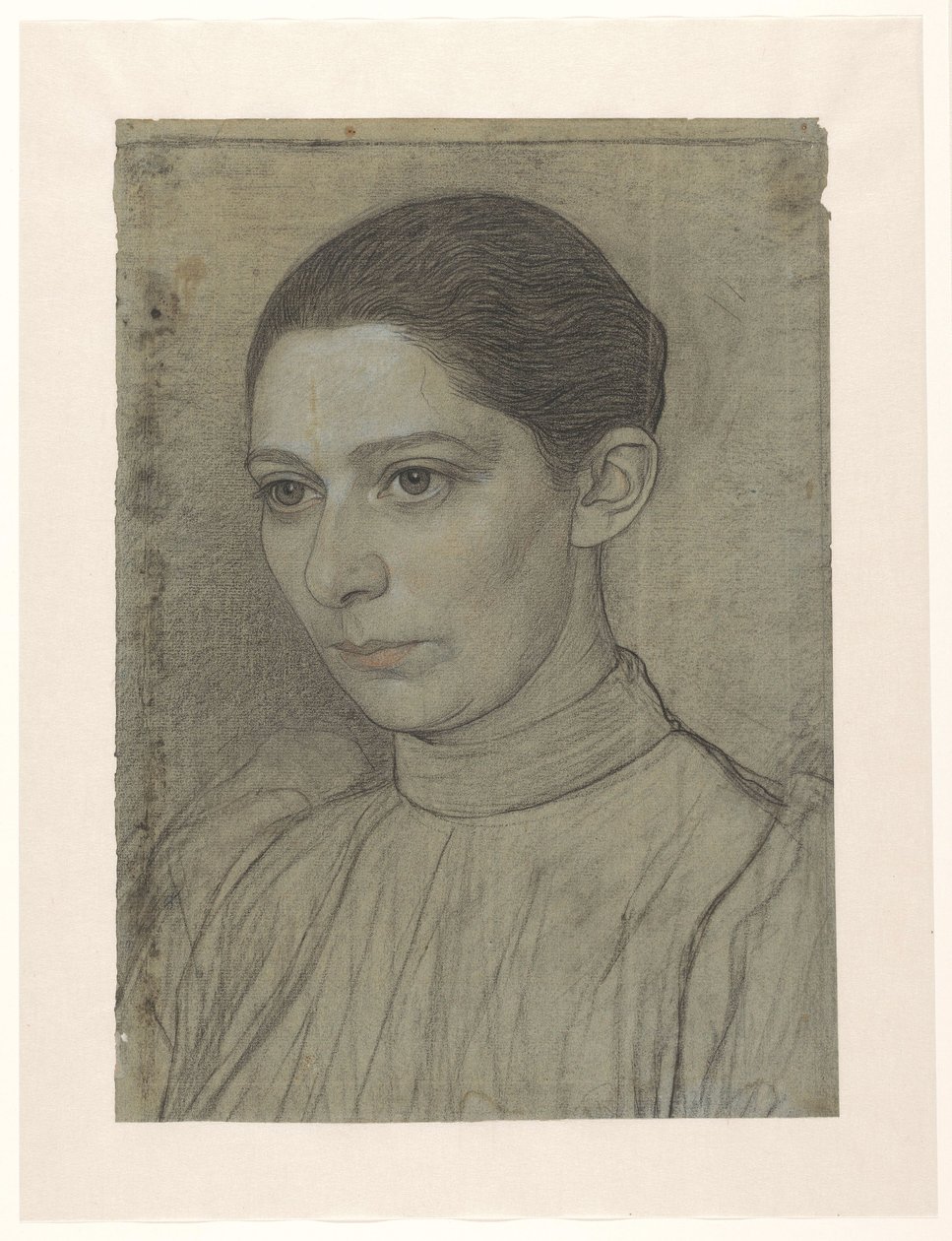 Portrait of Miss Sara de Swart by Jan Veth