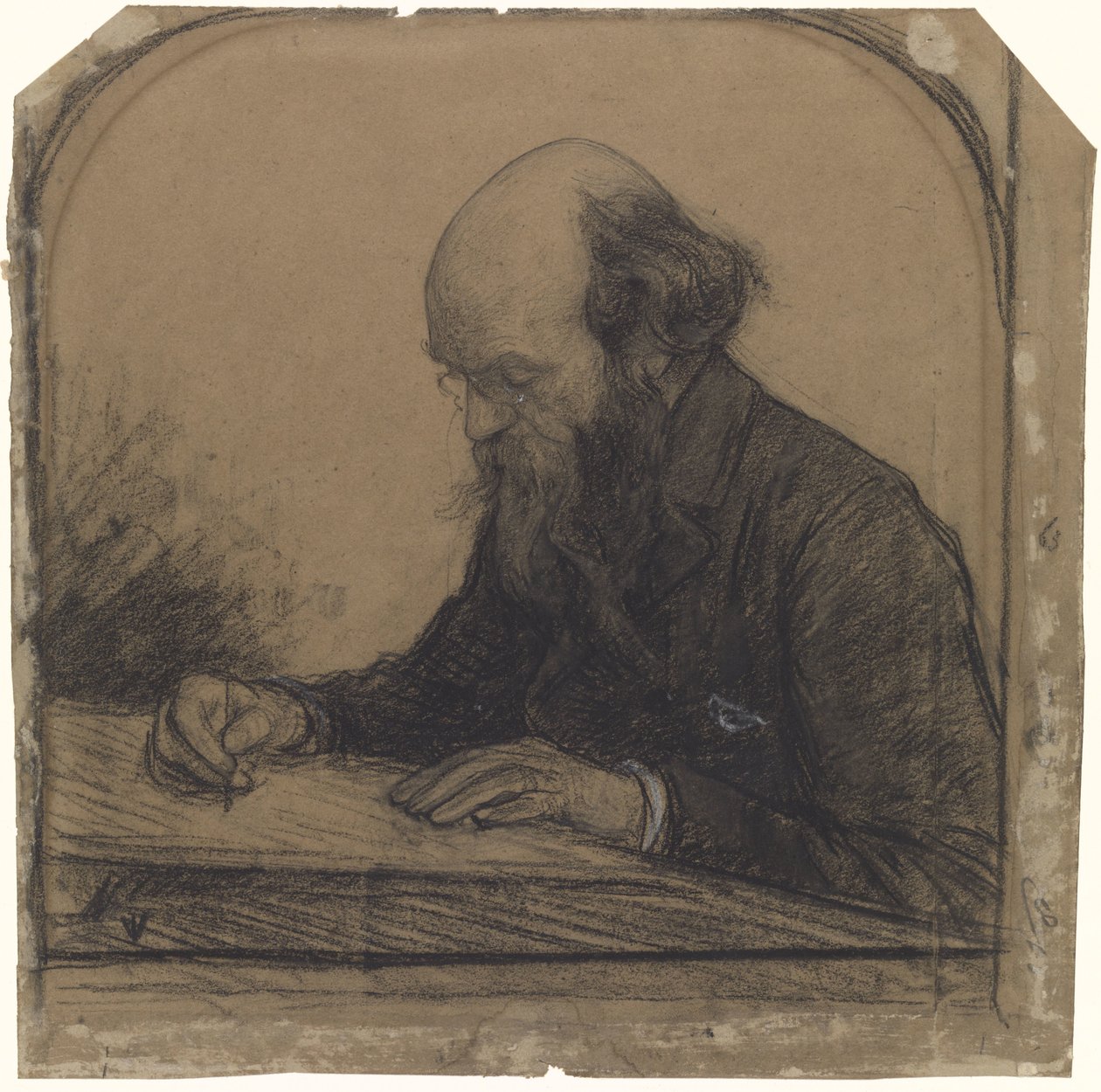 Portrait of Petrus Josephus Hubertus Cuypers by Jan Veth