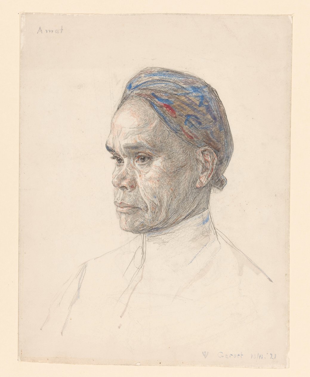 Portrait of a Javanese: Amat by Jan Veth