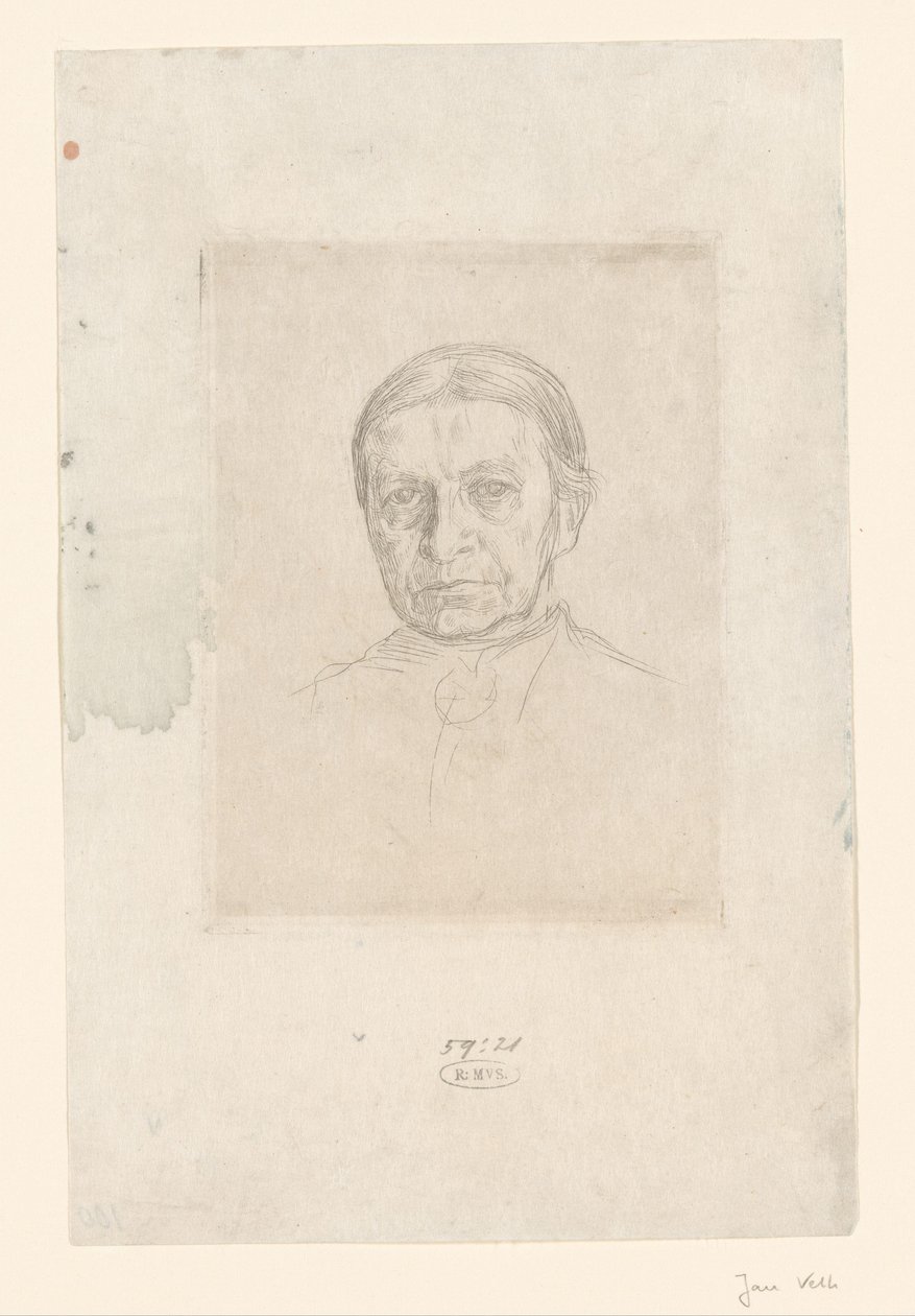 Portrait of Mrs. Anna Cornelia Veth-Giltay by Jan Veth