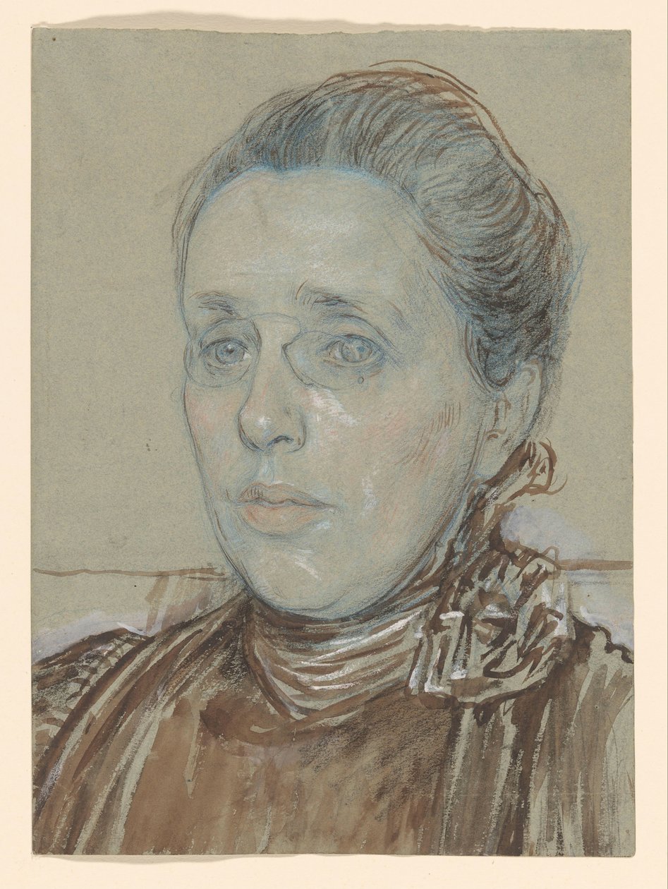 Portrait of Mrs. Tutein Nolthenius-Tutein Nolthenius by Jan Veth