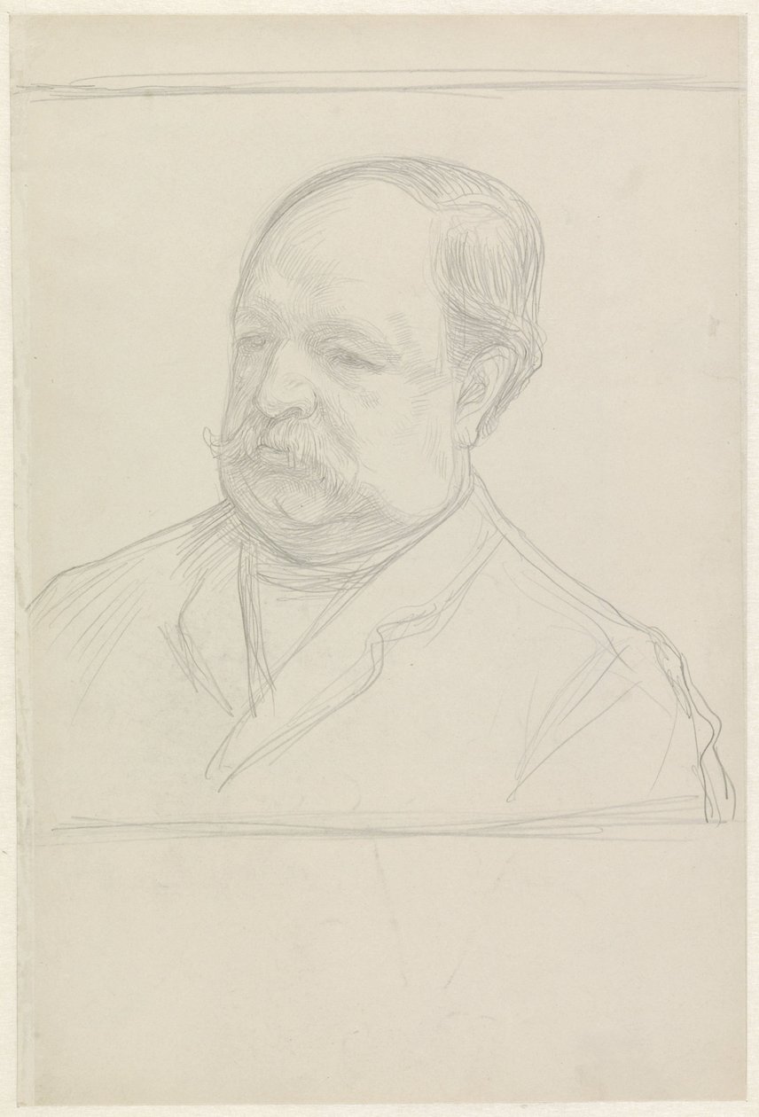 Portrait of Mr. Jan Heemskerk Azn by Jan Veth