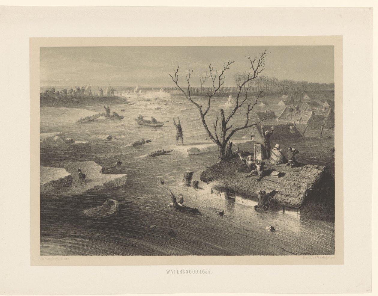 Dike Breach and Flooded Farms by Jan Weissenbruch