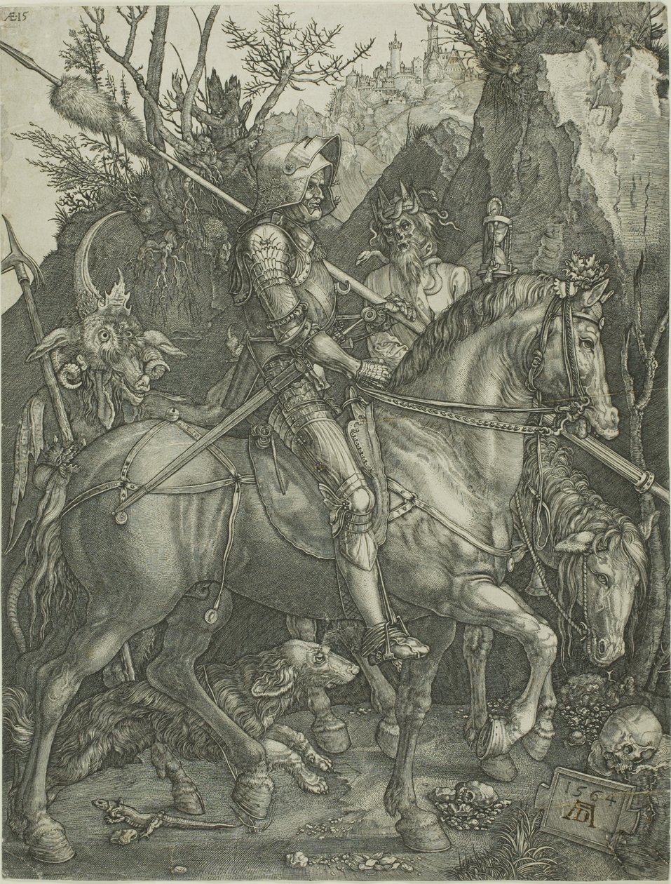 Knight, Death, and Devil by Jan Wierix