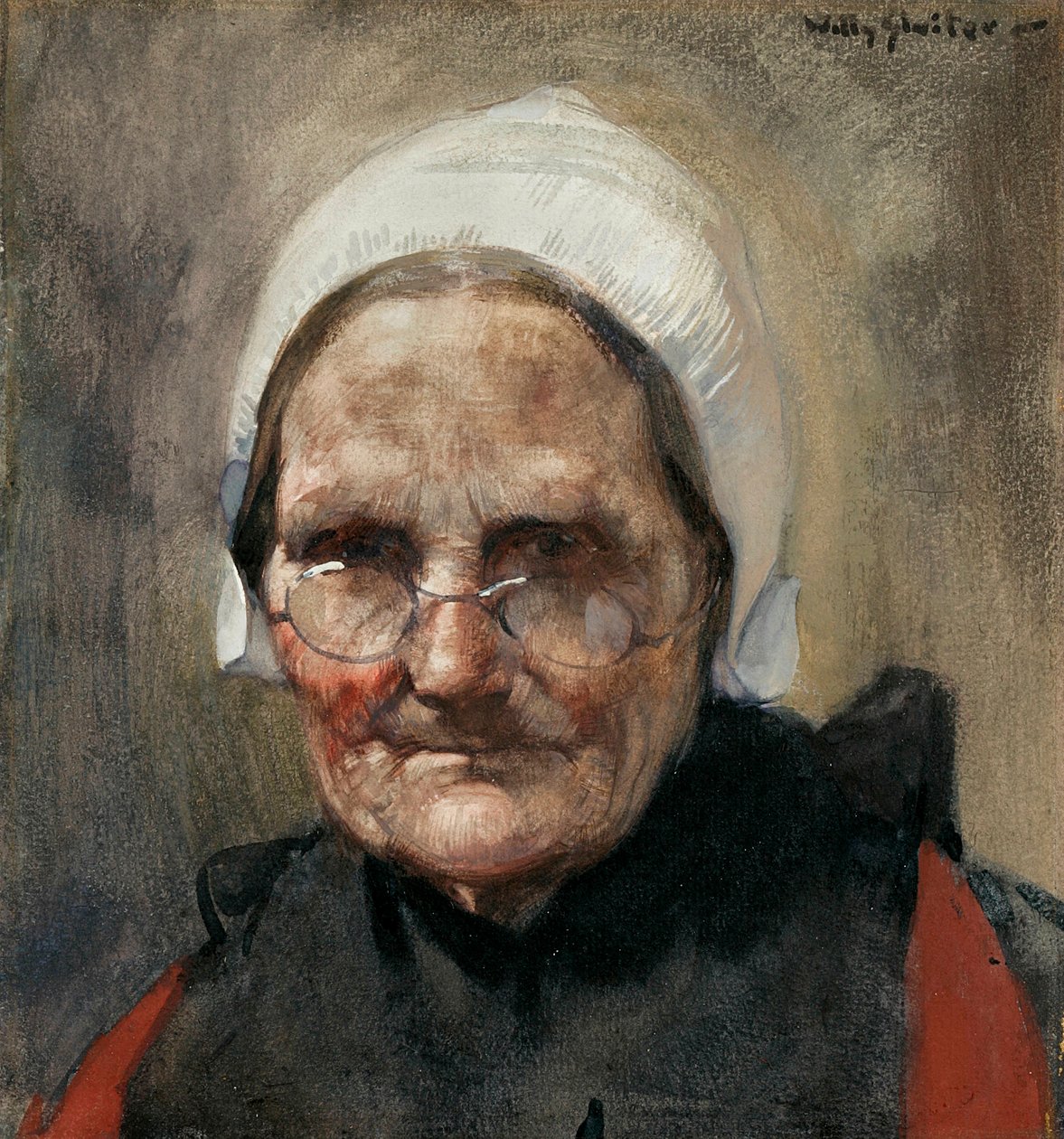 Katwijkse Visvrouw, or Fishwife of Katwijk by Jan Willem Sluiter
