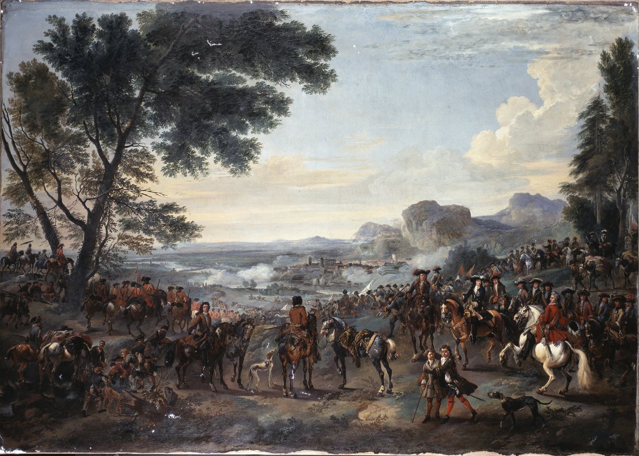 King William III and his army at the Siege of Namur by Jan Wyck
