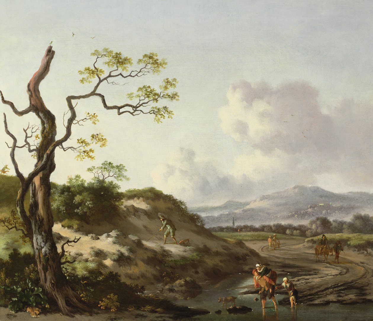 A Landscape with Travellers by Jan Wiynants