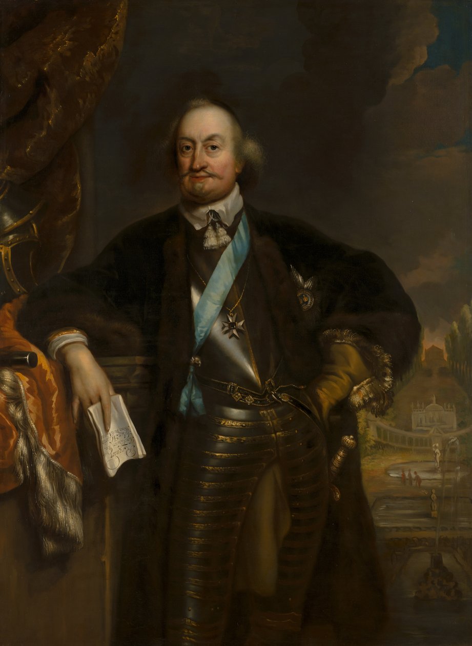 Portrait of Johan Maurits, Count of Nassau-Siegen, Founder of the Mauritshuis by Jan de Baen