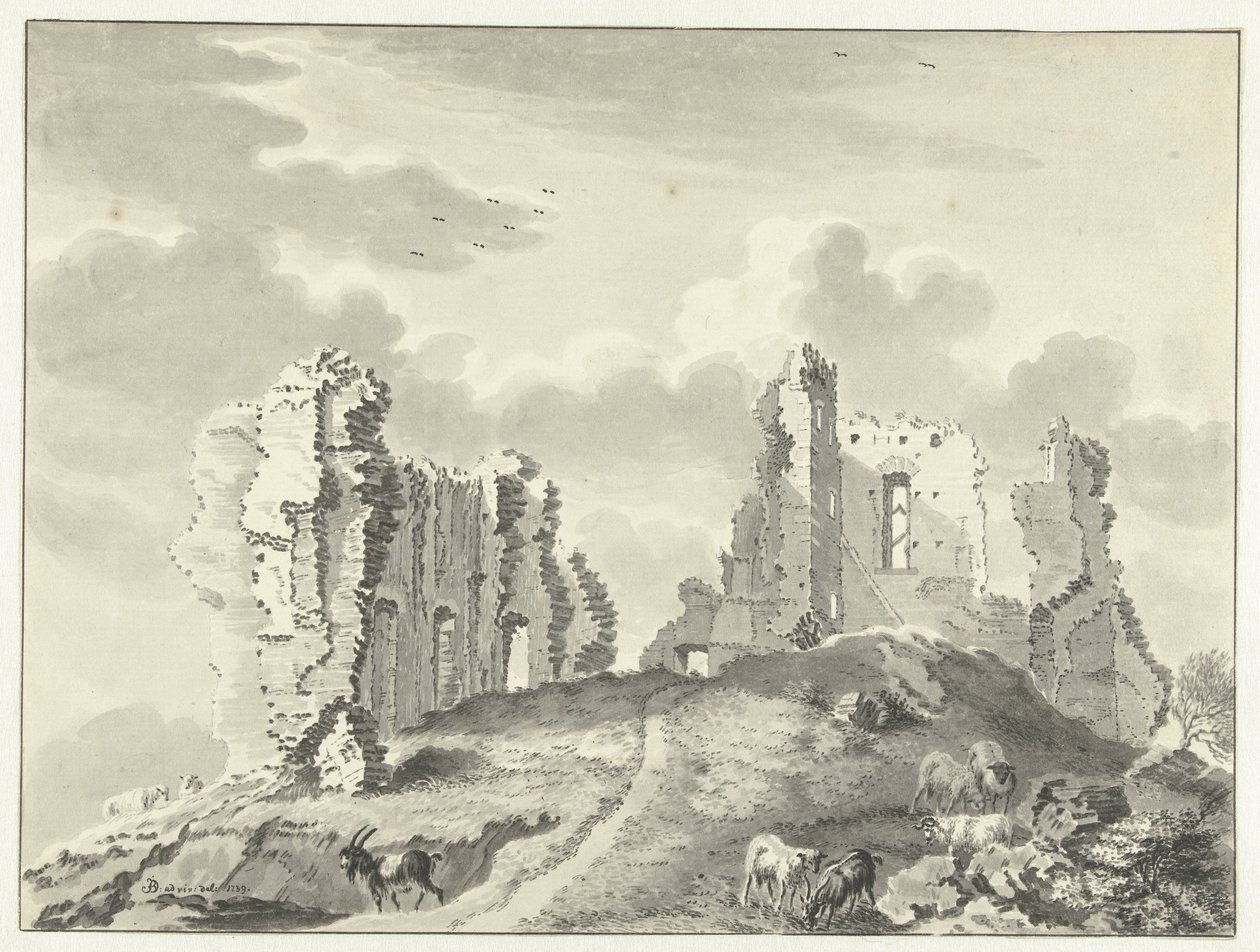 Remains of the Kranendonk Castle by Jan de Beijer