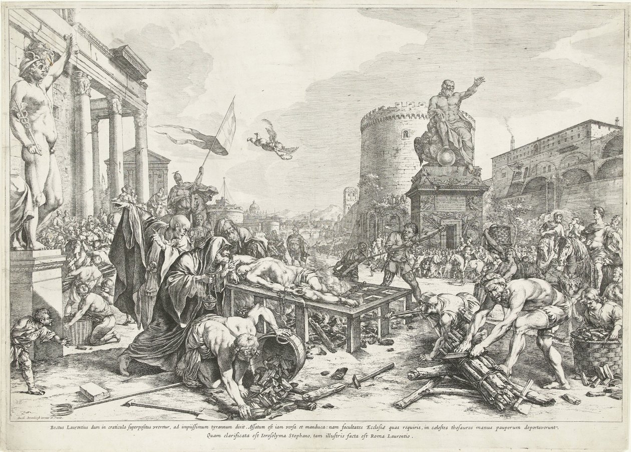 Martyrdom of Saint Lawrence by Jan de Bisschop