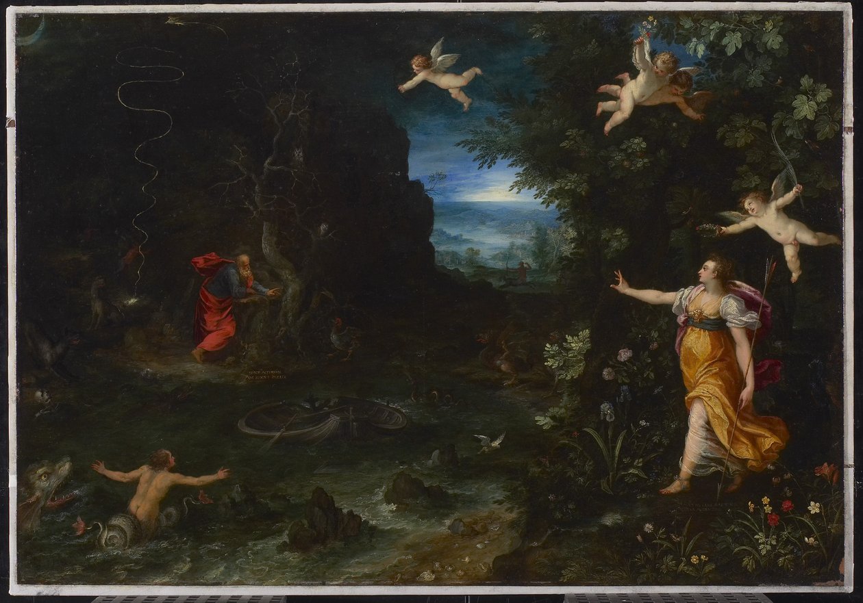 Allegory of Life, or The Dream of Raphael by Jan the Elder Brueghel