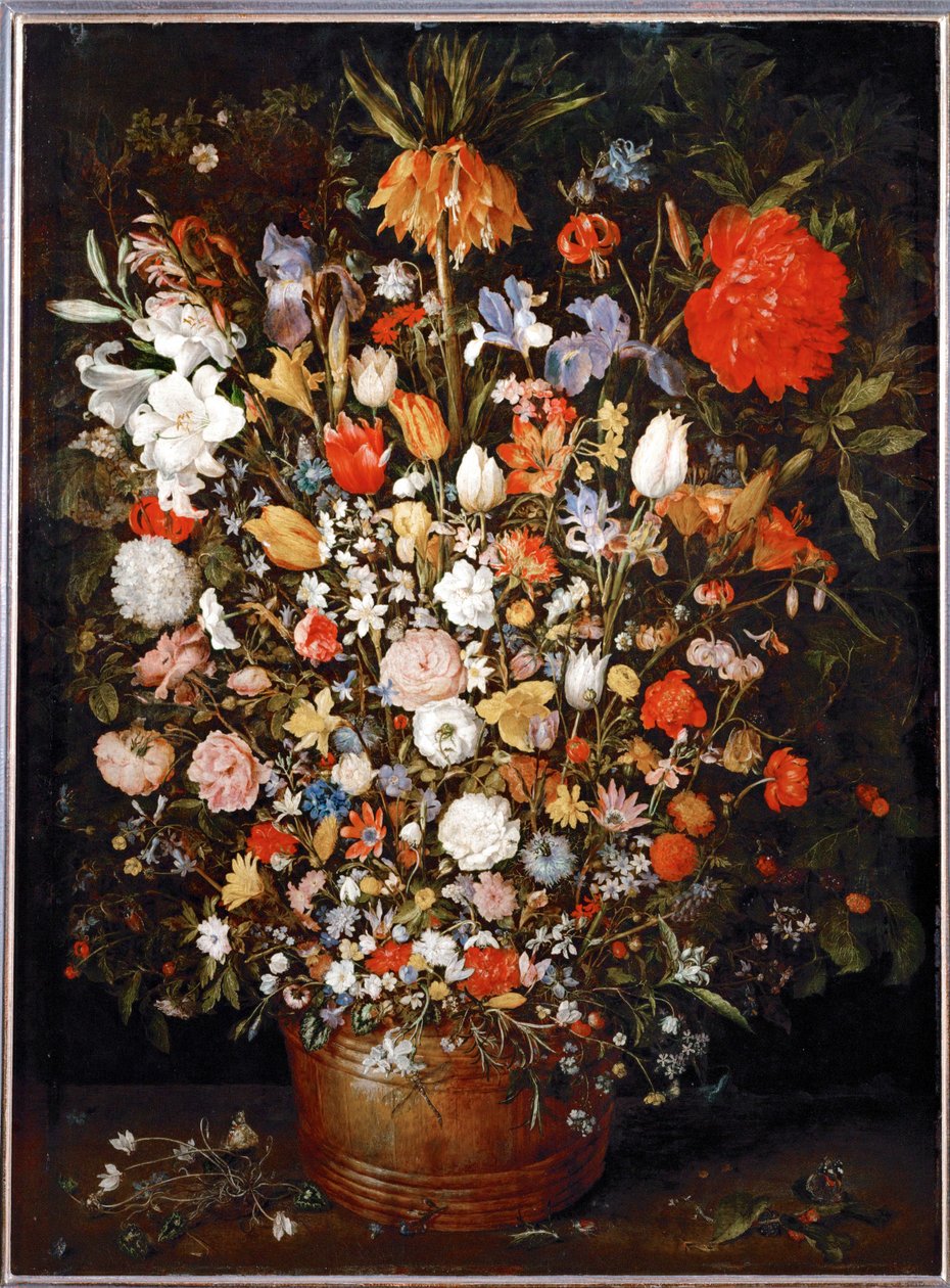 Big Flower Bouquet by Jan the Elder Brueghel