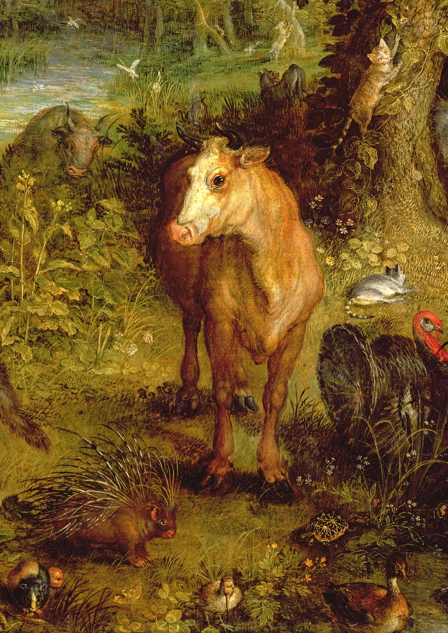 Earth or The Earthly Paradise (detail) by Jan the Elder Brueghel