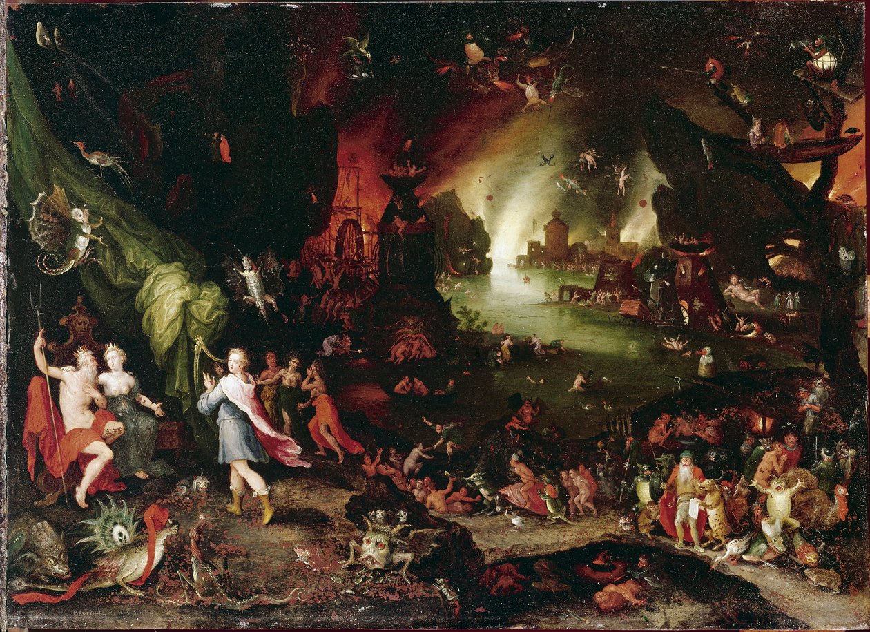 Orpheus in the Underworld by Jan the Elder Brueghel