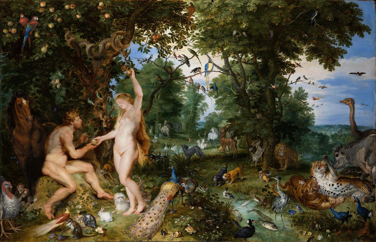 The Garden of Eden with the Fall of Man, c. 1615 by Jan the Elder Brueghel