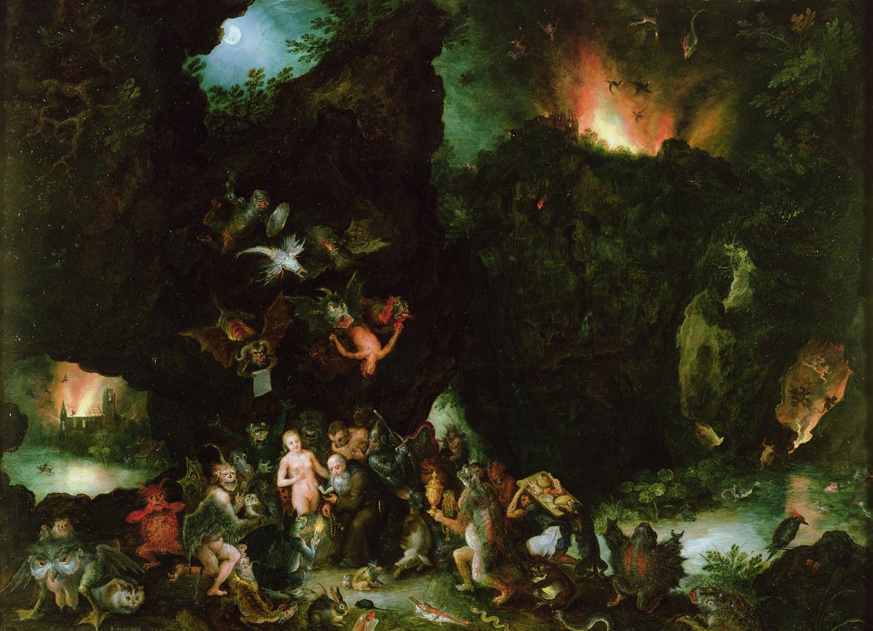 The Temptation of St. Anthony - Hell, 1594 by Jan the Elder Brueghel
