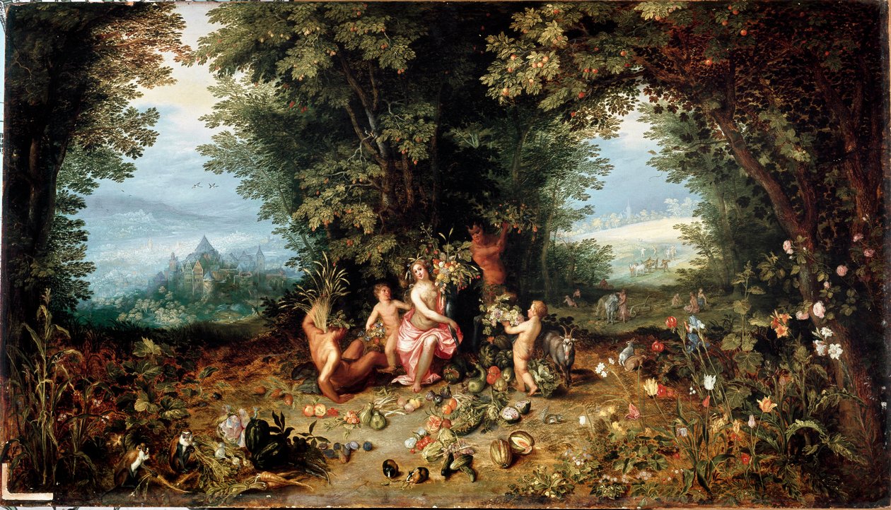 The four elements: The Earth by Jan the Elder Brueghel