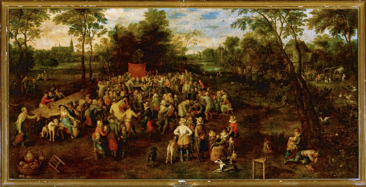 Wedding Banquet by Jan the Elder Brueghel
