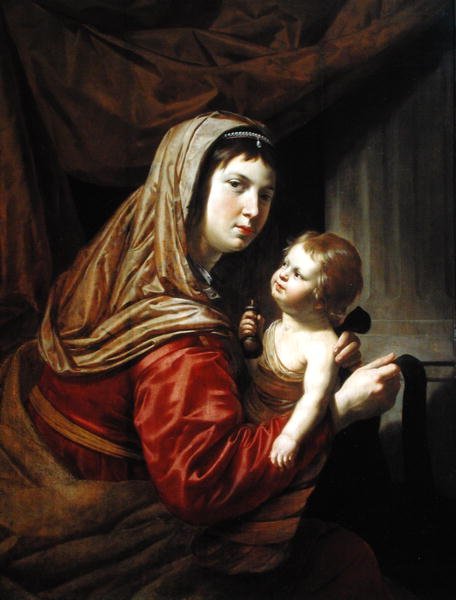 Madonna and Child by Jan van Bijlert or Bylert