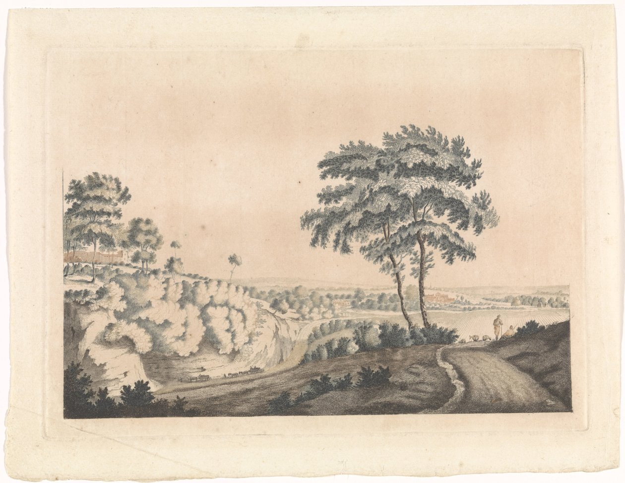 Landscape with a Castle on a Hill by Jan van Call (I) (possibly)