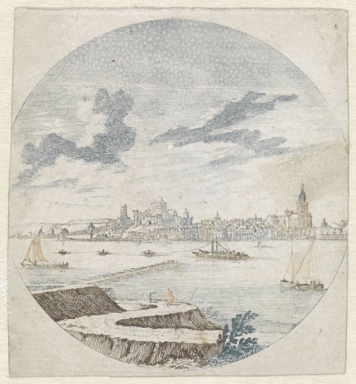 View of Nijmegen from the North by Jan van Call (I)