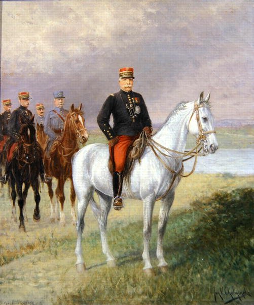 Marshal Joseph Joffre (1852-1931) by Jan van Chelminski