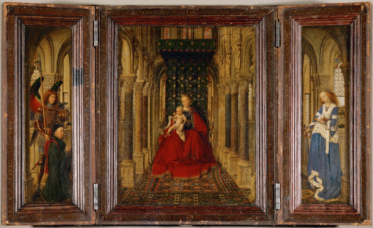 Enthronement of Saint Mary by Jan van Eyck