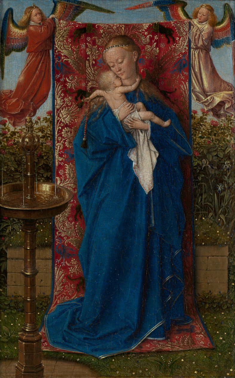Madonna at the Fountain by Jan van Eyck