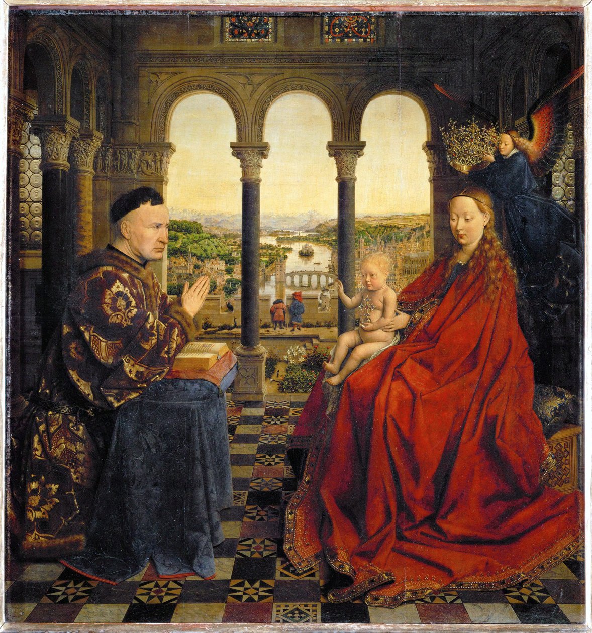 The Virgin of Chancellor Rolin by Jan van Eyck