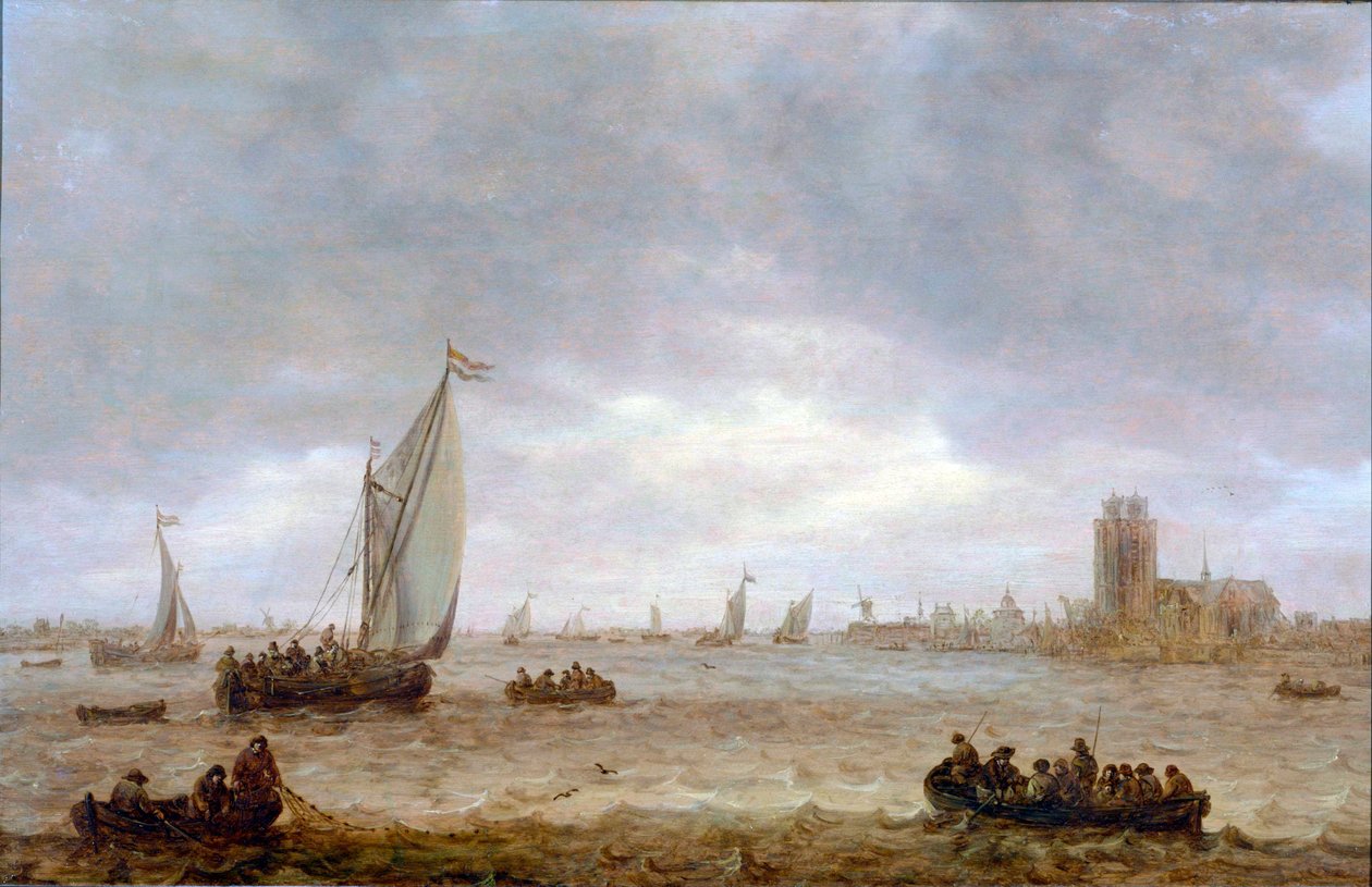 Mouth of the Maas (Dordrecht) by Jan van Goyen