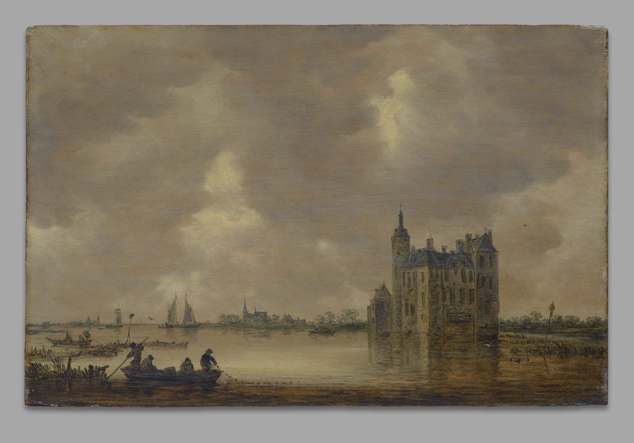 A Castle by a River by Jan van Goyen