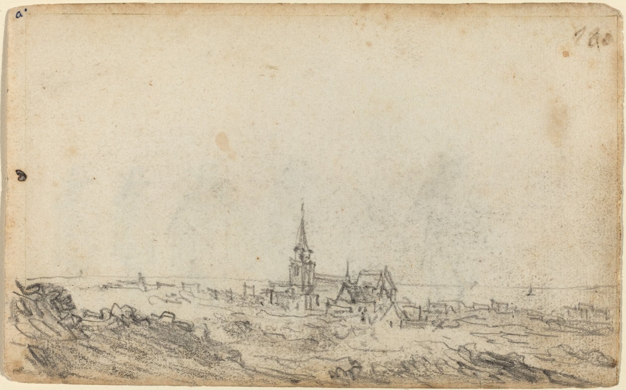 View of Scheveningen by Jan van Goyen
