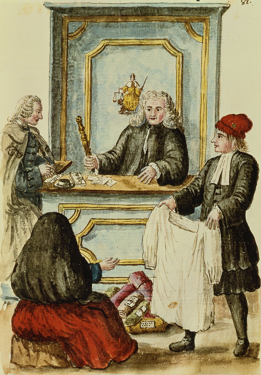 An Auction by Jan van Grevenbroeck