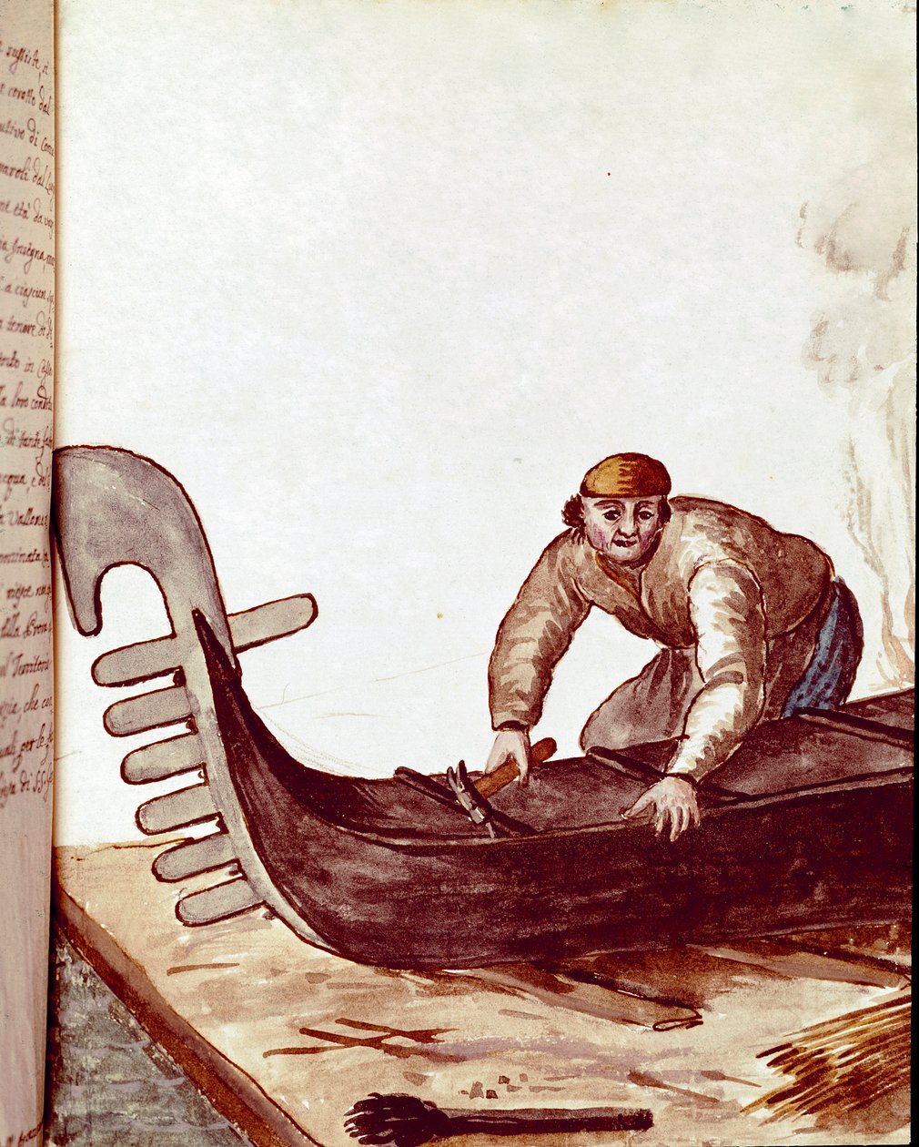 Crafts: the manufacturer of gondolas by Jan van Grevenbroeck