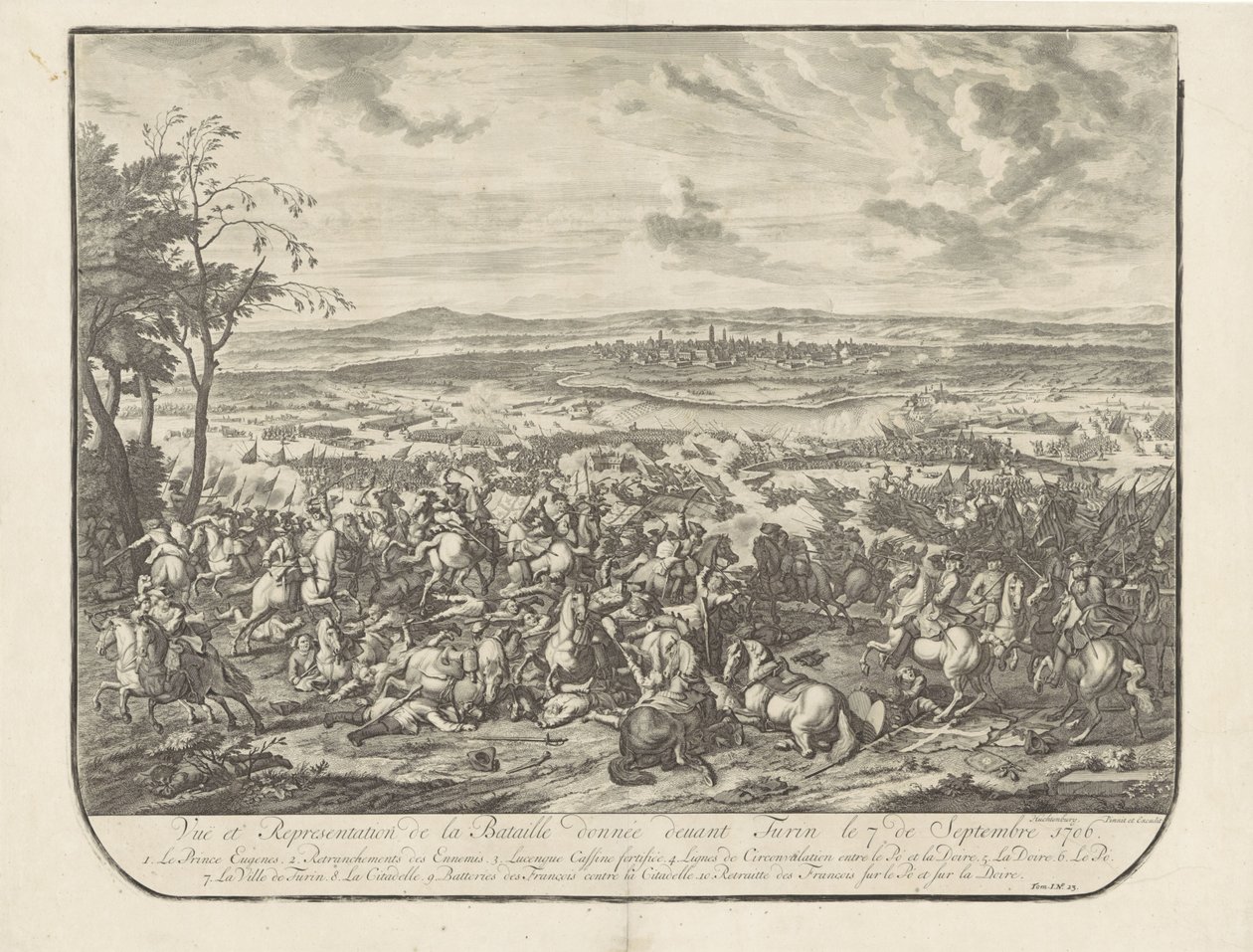 Relief of Turin, 1706 by Jan van Huchtenburg