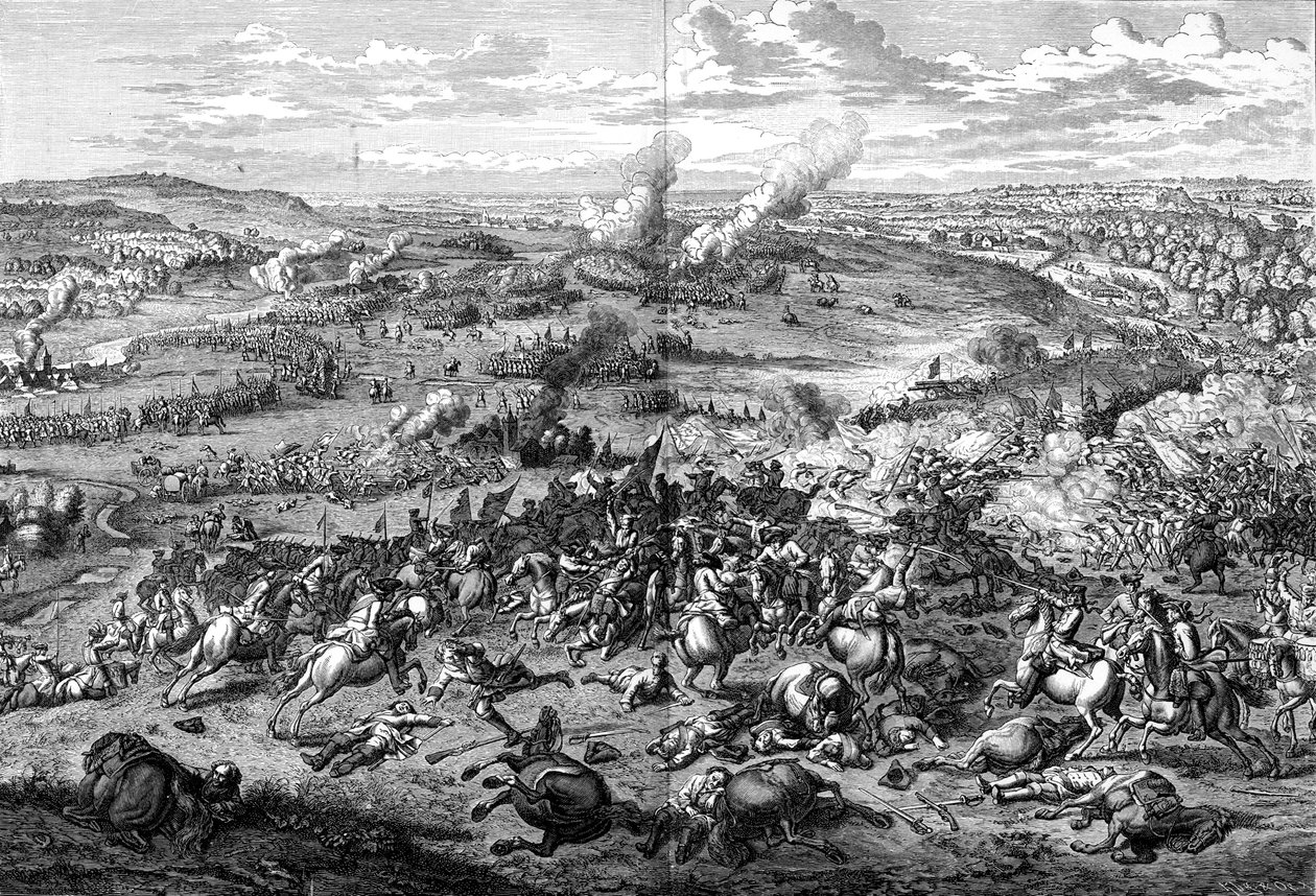 The Battle of Hochstadt, Bavaria, 13 August 1704, 1903 by Jan van Huchtenburg