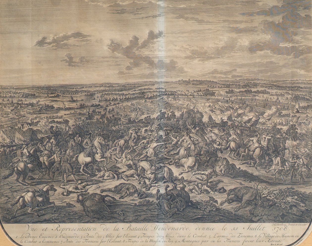 The Battle of Oudenaarde on July 11, 1708 by Jan van Huchtenburgh