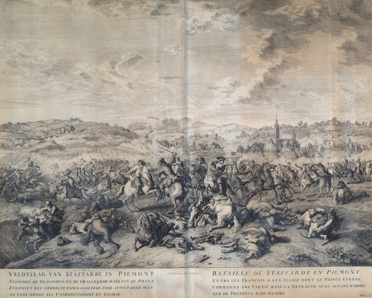 The Battle of Staffarda on August 18, 1690 by Jan van Huchtenburgh
